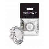 Эластичное эрекционное кольцо с длинными черными «ресничками» - Sextaz - во Владимире купить с доставкой