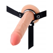 Мужской полый страпон на регулируемых ремнях - 18,5 см. - Sex Expert - купить с доставкой во Владимире