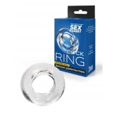 Прозрачное эрекционное кольцо-бублик - Sex Expert - во Владимире купить с доставкой