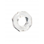 Прозрачное эрекционное кольцо в форме гайки - Sex Expert - во Владимире купить с доставкой