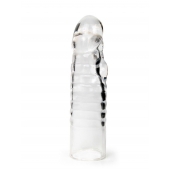 Прозрачная закрытая насадка на член - 15 см. - Sex Expert - во Владимире купить с доставкой