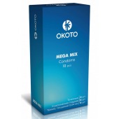 Презервативы OKOTO Mega Mix - 18 шт. - Sitabella - купить с доставкой во Владимире