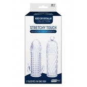 Набор из 2 прозрачных насадок на член Seductive Tickler Sleeves Set - NMC - во Владимире купить с доставкой