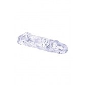 Прозрачная насадка-удлинитель Length Enhancer With Bullet с подхватом - 22,3 см. - NMC - во Владимире купить с доставкой