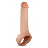 Телесная насадка-удлинитель Thrive 8.75 Inch Realistic Penis Extender Sleeve - 22,2 см. - Blush Novelties - во Владимире купить с доставкой