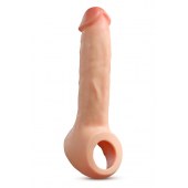 Телесная насадка-удлинитель Thrive 8.75 Inch Realistic Penis Extender Sleeve - 22,2 см. - Blush Novelties - во Владимире купить с доставкой