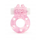 Розовое эрекционное виброкольцо в форме зайчика - 1137 - во Владимире купить с доставкой