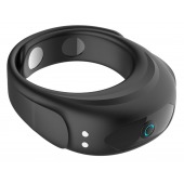 Черное эрекционное виброкольцо на ремешках - Boys of Toys - во Владимире купить с доставкой