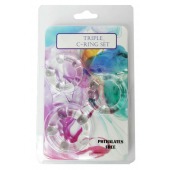 Набор из 3 эрекционных прозрачных колец - Boys of Toys - во Владимире купить с доставкой