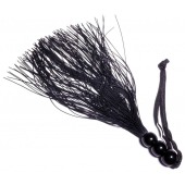 Черная силиконовая плетка - 25,4 см. - Boys of Toys - купить с доставкой во Владимире