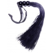 Черная силиконовая плетка - 25,4 см. - Boys of Toys - купить с доставкой во Владимире