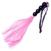 Розовая силиконовая плеть - 35,5 см. - Boys of Toys - купить с доставкой во Владимире