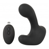 Черная анальная вибропробка с функцией расширения RC Butt Plug with 3 functions - Orion - во Владимире купить с доставкой