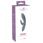 Силиконовый вибратор-кролик VELINA Rabbit Vibrator - 20 см. - Orion