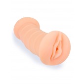 Телесный двусторонний мастурбатор с вибропулей и эрекционными кольцами в комплекте - Sexy Girl - во Владимире купить с доставкой