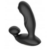 Черный вибромассажер простаты с вращающимся шариком - Secwell - во Владимире купить с доставкой