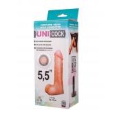 Фаллическая насадка Харнесс UNICOCK 5,5  - 17 см. - LOVETOY (А-Полимер) - купить с доставкой во Владимире