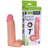 Фаллическая насадка Харнесс UNICOCK 7  - 19 см. - LOVETOY (А-Полимер) - купить с доставкой во Владимире