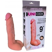 Фаллическая насадка Харнесс UNICOCK 9  - 24 см. - LOVETOY (А-Полимер) - купить с доставкой во Владимире