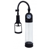 Чёрная вакуумная помпа A-toys с манометром и прозрачной колбой - A-toys - во Владимире купить с доставкой