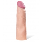 Реалистичная насадка с ярко выраженной головкой - 16,5 см. - A-toys - во Владимире купить с доставкой Реалистичная насадка с ярко выраженной головкой - 16,5 см. - A-toys - во Владимире купить с доставкой