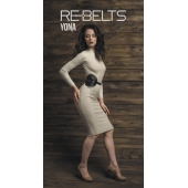 Пояс с клёпками Yona Black - Rebelts - купить с доставкой во Владимире