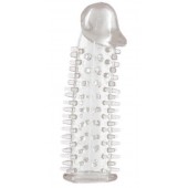 Прозрачная насадка на половой член с закрытой головкой и шипами - 12,5 см. - ToyFa - во Владимире купить с доставкой