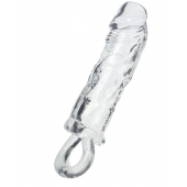 Прозрачная насадка с петлёй для фиксации - 14 см. - ToyFa - во Владимире купить с доставкой