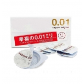 Супер тонкие презервативы Sagami Original 0.01 - 5 шт. - Sagami - купить с доставкой во Владимире