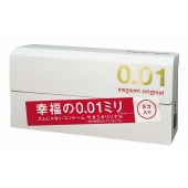 Супер тонкие презервативы Sagami Original 0.01 - 5 шт. - Sagami - купить с доставкой во Владимире