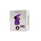 Эрекционное кольцо с подхватом мошонки и стимуляцией клитора Bullet Lastic Ring - Adrien Lastic - во Владимире купить с доставкой