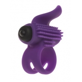 Эрекционное кольцо с подхватом мошонки и стимуляцией клитора Bullet Lastic Ring - Adrien Lastic - во Владимире купить с доставкой