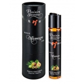 Массажное масло с ароматом экзотических фруктов Huile de Massage Gourmande Fruits Exotiques - 59 мл. - Plaisir Secret - купить с доставкой во Владимире