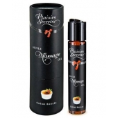 Массажное масло с ароматом крем брюле Huile de Massage Gourmande Creme Brulée - 59 мл. - Plaisir Secret - купить с доставкой во Владимире