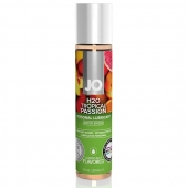 Смазка с ароматом тропических фруктов JO Flavored Tropical Passion - 30 мл. - System JO - купить с доставкой во Владимире