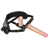 Женский страпон с вагинальной пробкой Woman Strap - 18 см. - LOVETOY (А-Полимер) - купить с доставкой во Владимире