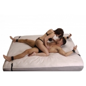 Бондаж для фиксации на кровати Frisky Bedroom Restraint Kit - XR Brands - купить с доставкой во Владимире