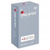 Презервативы с точками Unilatex Dotted - 12 шт. + 3 шт. в подарок - Unilatex - купить с доставкой во Владимире