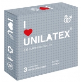 Презервативы с точками Unilatex Dotted - 3 шт. - Unilatex - купить с доставкой во Владимире