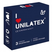 Ультрапрочные презервативы Unilatex Extra Strong - 3 шт. - Unilatex - купить с доставкой во Владимире