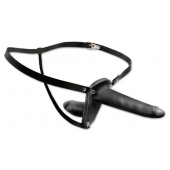 Женский страпон с вагинальной пробкой Double Penetrix Strap-on - 15 см. - Pipedream - купить с доставкой во Владимире