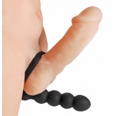 Насадка для двойного проникновения Double Fun Cock Ring with Double Penetration Vibe - XR Brands - во Владимире купить с доставкой