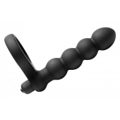 Насадка для двойного проникновения Double Fun Cock Ring with Double Penetration Vibe - XR Brands - во Владимире купить с доставкой