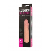 Телесная насадка-удлинитель Extension sleeve - 17 см. - Sitabella - во Владимире купить с доставкой