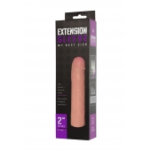 Насадка-удлинитель Extension sleeve телесного цвета - 18,5 см. - Sitabella - во Владимире купить с доставкой