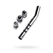 Металлический анальный душ с тремя насадками - ToyFa - купить с доставкой во Владимире