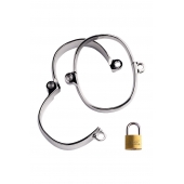 Металлические наручники на замке - ToyFa - купить с доставкой во Владимире