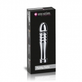 Ребристый фаллоимитатор для электростимуляции Funky Fella Rill Dildo - 13 см. - MyStim - купить с доставкой во Владимире