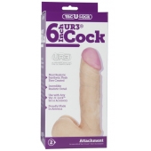 Ультра реалистичная насадка Vac-U-Lock  6  ULTRASKYN Cock - 17,3 см. - Doc Johnson - купить с доставкой во Владимире