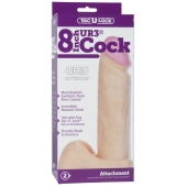 Ультрареалистичная насадка для трусиков Vac-U-Lock 8  ULTRASKYN Cock - 20,57 см. - Doc Johnson - купить с доставкой во Владимире